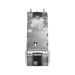 LP11BC02060 SFP+ 1x1 Cage With Heat Sink Press-Fit