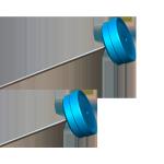 1.8m Water Pipeline Leak Detector Stick Aluminum Alloy Probe