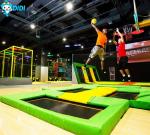 One-Stop Service 180SQM Customized Entertainment Indoor Trampoline Playgrounds