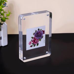 Wholesale 5x7inch Transparent Acrylic Photo Frame UV Resistant Customized Color from china suppliers