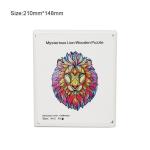 53g Lion Baby Building Blocks Wooden Stacking Jigsaw Animal Interactive Games