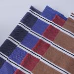 Natural Feeling And Good Texture Comfortable Striped Knit Fabric For Polo Shirt