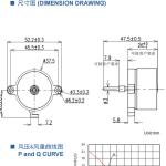 Practical 12 Volt Brushless DC Motor 3725 3000RPM Black Color
