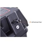 China Factory Trailer Waterproof Outdoor Solar Small Battery Box 12V With USB