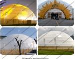 Huge Event Dome Tent White Color , 40m Giant Dome Tent 70-100km / H Wind Load