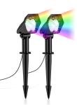 DC6V 12H working Solar Powered Garden Lights 300lm Outdoor Lawn Courtyard 2PCS