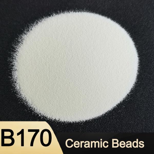 B170 B100 Ceramic Bead Blasting Zirconia Ceramic Bead For Satin Metallic Surface