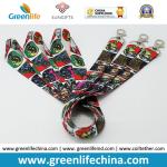 Promotional Custom Polyester Neck Lanyards Fashionable Full Heat Transfer