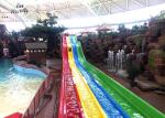 10mm Thickness High Speed Water Slide Blue Red Yellow Color