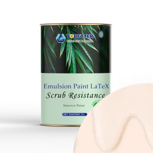 Wholesale High Gloss White Latex Emulsion Paint Water Based Dulux Replace from china suppliers