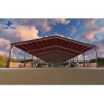 Painted Q235B/Q345B Low Carbon Versatile Farm Sheds For Prefab Warehouse