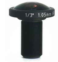 Wholesale 1.05mm Panoramic fisheye lens, 5.0 Megas, 1/3 wide angle lens from china suppliers