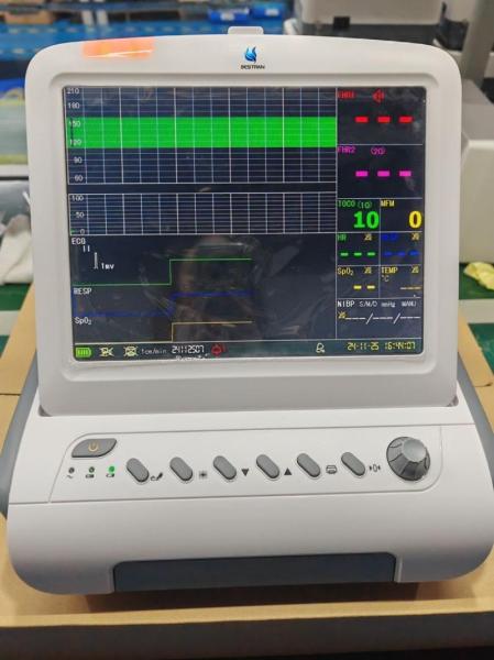 12'' CTG Maternal Fetal Monitor Perinatal Uterine Contraction Twin Monitoring