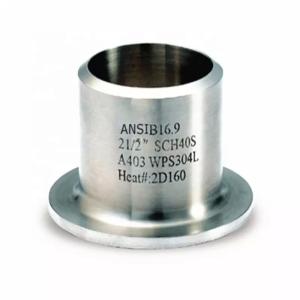 Wholesale Stainless Steel Flanges Stub End Using With Lap Joint Flange SS304 Stub from china suppliers