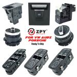 ZPY Electronic Parking Brake Switch Black Handbrake Switch 95B927225A For
