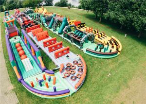 Wholesale Race Bounce House Combo Adult Puncture Proof With Air Blower Repair Kit from china suppliers
