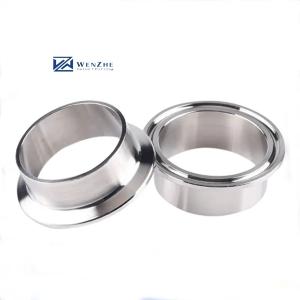 Wholesale Stainless Steel 304 316 SMS Tri Clover Ferrule/Nipple Silver Clamp Connection Design from china suppliers