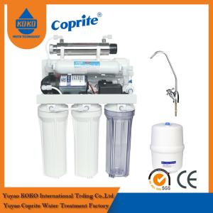 Wholesale Household 50GPD Six Stage Reverse Osmosis Water Filtration System with UV from china suppliers