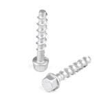 Various Styles M6 Hex Washer Head Bolt for Concrete Screws in INCH Measurement