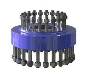 Wholesale Zinc Coated API 6A Wellhead Flange Ends Drill Spare Parts from china suppliers