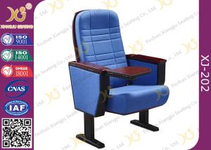 Wholesale Blue Folding Cinema Style Chairs For Auditorium High Strength Steel Structure from china suppliers