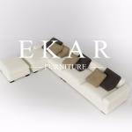 Modern Style White Classic 7 Seater Sofa Set Designs