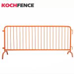 1100*2100 Mm Crowd Control Barricades For Traffic Road Powder Coated Type
