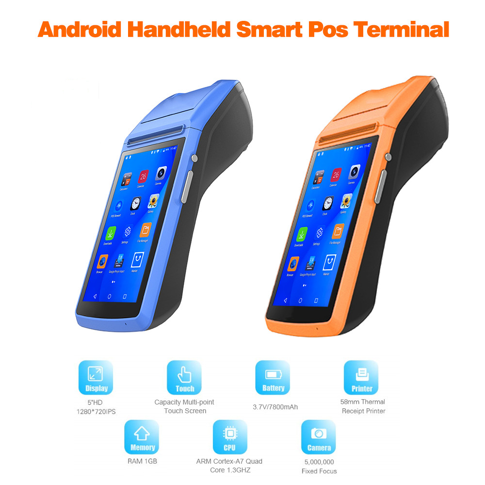Handheld POS Terminal With Charging Base Android OS