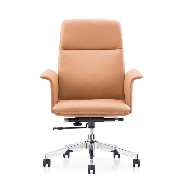 Executive Leather Chair Cowhide Leather Office Chair Boss Office Table Design