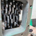 Stainless Steel Twin Shaft Grinder , Stable Hydraulic Drives Rotary Lobe Pump