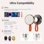 QI2 Certified 15w Iphone Wireless Charger Foldable For Mobile Phone And Watch