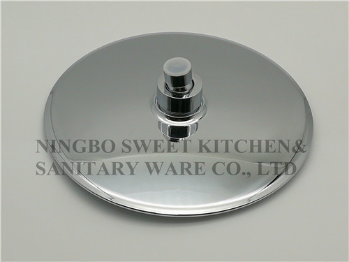 chrome plating shower head hand shower set round overhead shower rain shower ABS material bathroom shower