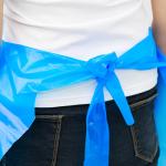 High Quality Plastic Disposable apron Polyethylene Disposable Hospitals Clinics