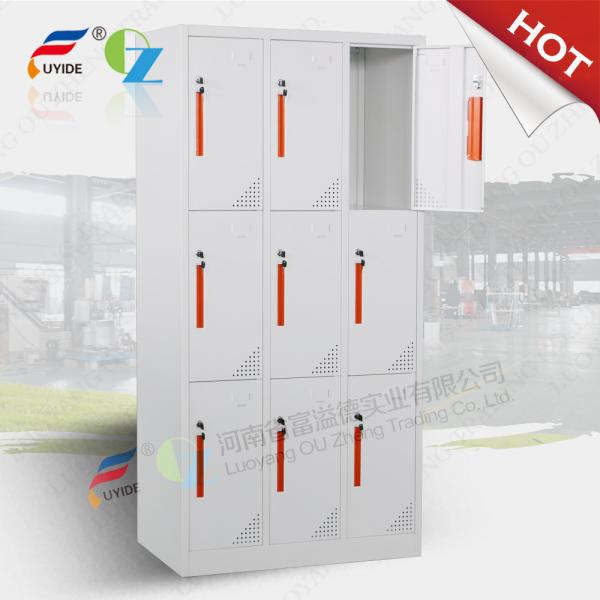 Fashionable 6 door storage steel locker/staff metal locker,CNC laser cutting