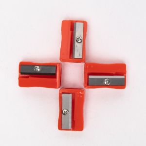 Wholesale 11.4mm Plastic Red Pencil Sharpener Single Hole from china suppliers