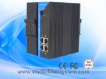 Din Rail 4Port 10/100/1000Base-TX+1 Port 10/100/1000 Base-FX industrial fiber