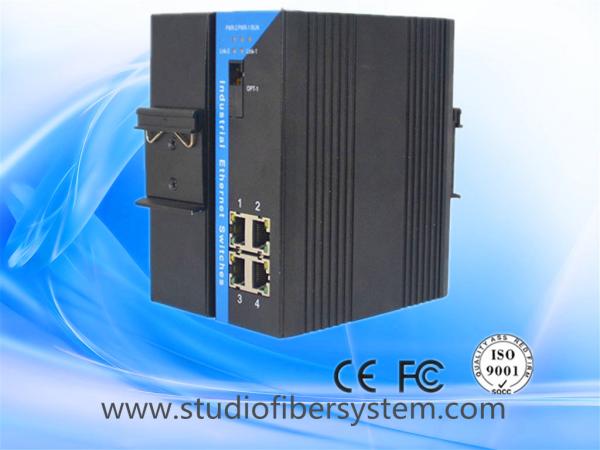 Din Rail 4Port 10/100/1000Base-TX+1 Port 10/100/1000 Base-FX industrial fiber