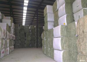 Wholesale Custom Printed PP Woven Fabric For Shrink Wrap Hay Bales Crush Resistance from china suppliers