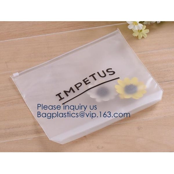 Hot Eco-Friendly Transparent Plastic PVC Cosmetic Bag With Zipper,Offset printing/Silk screen printing/Gravure printing/