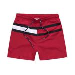Oem Factory Manufacturer Custom Logo Striped Men Exercise Shorts Quick Dry Youth