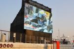 SMD P6 P8 Outdoor Advertising LED Display Screen Double Pillar Type 40x20 Dots