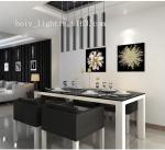 LED Hanging Lights Iron Cylinder-shaped Seven Colors 400*400*1000MM