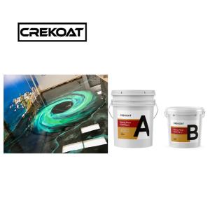 Wholesale Crekoat Decorative Concrete Metallic Epoxy Floor Coating 3mm Hardened Seamless from china suppliers