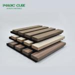 Modern Design Wood Slat Acoustic Panel With Screw Installation Accessories