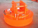 Hydraulic Generator Skid Steer Magnet Attachment , Excavator Accessories Quick