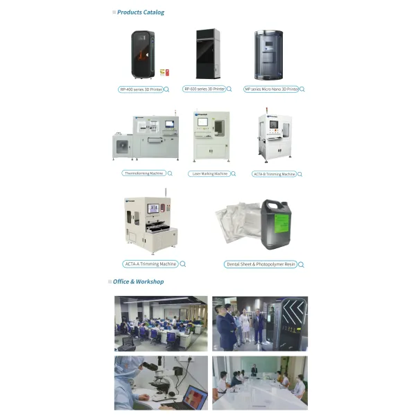 Rapid 400D Industrial SLA 3D Printer 25um 17μM For Dental Restoration Model Printing