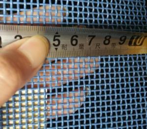Wholesale Blue Square Hole Polyester Mesh Belt , Food Industries Drying , Washing And Conveyor from china suppliers