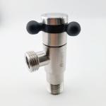 Brushed Color Sanitary Angle Valve 3 8 One Way Outlet 130g