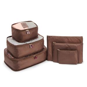 Wholesale Traveling Packing Cubes Clothes Underwear Organizer Storage Bag in Bag 6pcs/set from china suppliers