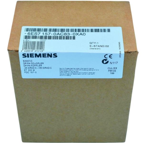 SIEMENS 6ES7157-0AC83-0XA0 SIMATIC DP, FIELD DEVICE INTERFACE DP/PA COUPLER